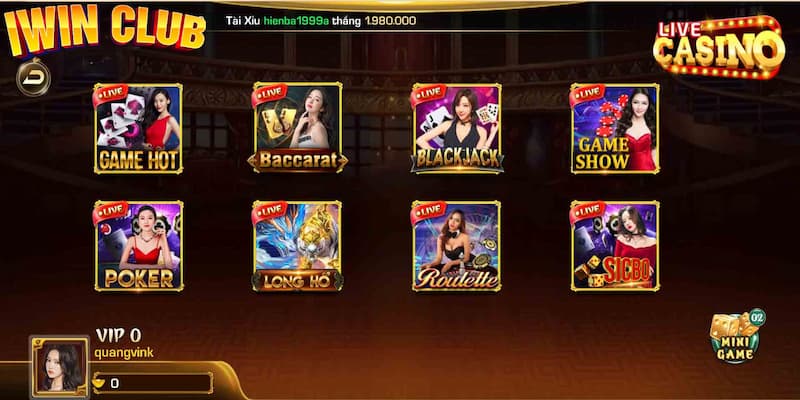 Kinh nghiệm để bạn chơi tốt game casino IWIN CLUB