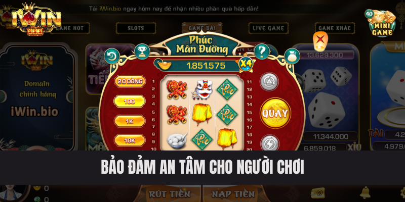 Bảo đảm an tâm cho người chơi